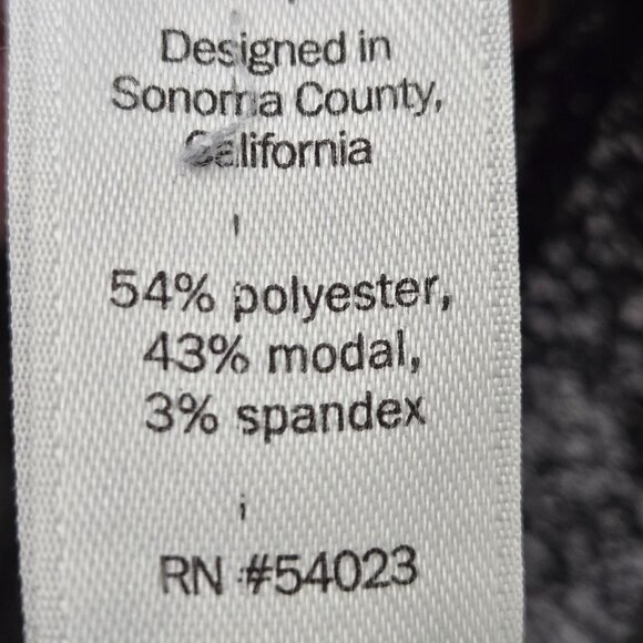 Athleta Pose Wrap Cardigan Womens M Heathered‎ black Hooded Pockets Athleisure - Picture 7 of 12